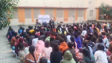 एकलव्य आवासीय जनजाति बालिका छात्रावास में जागरूकता शिविर आयोजन