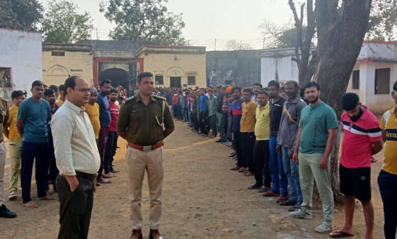 अपर जिला एवं सेशन न्यायाधीश द्वारा किया गया जिला कारागृह का निरीक्षण