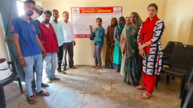 लोकसभा आमचुनाव 2024 ग्राम पंचायतों में हस्ताक्षर अभियान आयोजित