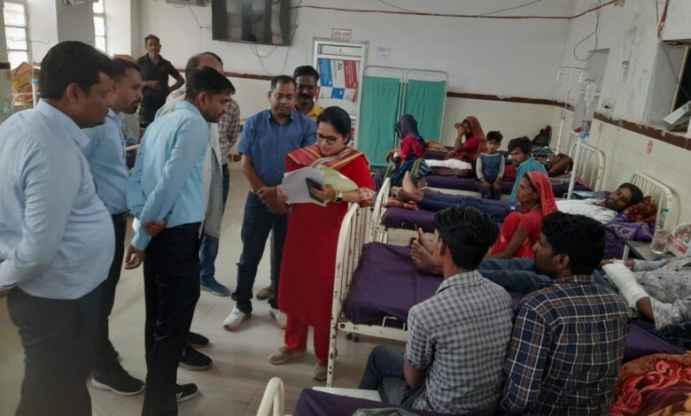जिला कलक्टर ने किया जिला चिकित्सालय का निरीक्षण जिला कलक्टर ने किया जिला चिकित्सालय का निरीक्षण
