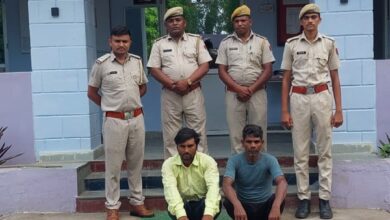 सिहाड लैम्पस में ट्रक से चोरी किये गये सोयाबीन के 809 कट्टे बरामद 02 अभियुक्त गिरफ्तार