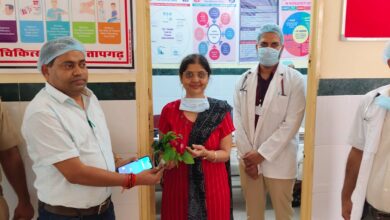 लक्ष्य की टीम पहुंची जिला चिकित्सालय, प्रसव सेवाओं की जानकारी ली