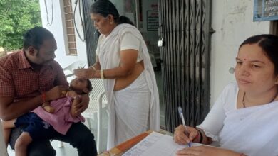 आंचल प्रसूता केंद्र पर एक दिवसीय निशुल्क स्वर्ण प्राशन संस्कार शिविर का आयोजन किया