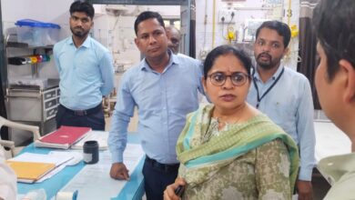 जिला कलक्टर ने किया सीएचसी छोटी सादड़ी का निरीक्षण