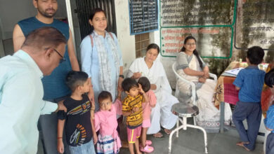 153 बच्चों को निशुल्क स्वर्ण प्राशन संस्कार दवा पिलाई