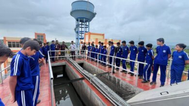 सेंट्रल द सेंट्रल हाईट्स विद्यालय के 67 विद्यार्थियों को सीवरेज ट्रीटमेंट प्लांट का भ्रमण करवाया गया