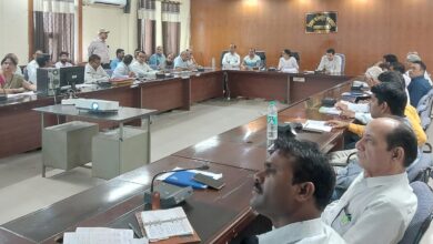 जिला कलक्टर डॉ. अंजलि राजोरिया ने ली साप्ताहिक समीक्षा बैठक