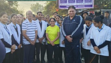 सरकार के 1 वर्ष पूर्ण के उपलक्ष में हुई रन फॉर विकसित राजस्थान