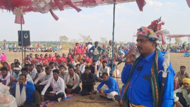 हातम पर ब्लॉक स्तरीय आयोजित हुआ गैर नृत्य 