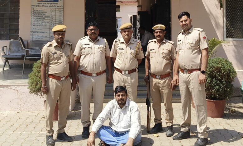 एनडीपीएस एक्ट में वांछित कुख्यात तस्कर दिनेश उर्फ कालु विश्नोई गिरफ्तार