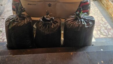 प्रतापगढ़ के पास एक स्विफ्ट कार से 46.870 किलोग्राम अवैध सीपीएस बिना चीरा लगा डोडा चूरा बरामद