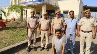 एनडीपीएस एक्ट में वांछित अभियुक्त को किया गिरफ्तार