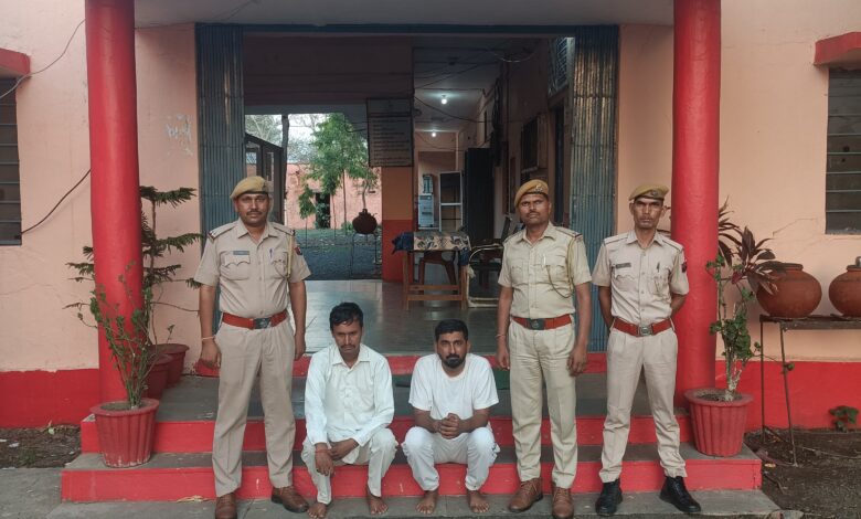 नागदेड़ा गाँव में हुई हत्या करने में शामिल दो अभियुक्तों को किया गिरफ्तार नागदेड़ा गाँव में हुई हत्या करने में शामिल दो अभियुक्तों को किया गिरफ्तार