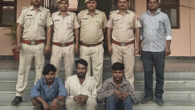 ब्लाइड मडर का 48 घण्टे में किया खुलासा तीन अभियुक्तो को किया  गिरफ्तार