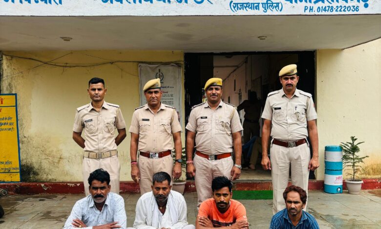 होटल व्यवसायी की आत्महत्या के मामले में 04 ब्याज माफियाओं को किया गिरफ्तार होटल व्यवसायी की आत्महत्या के मामले में 04 ब्याज माफियाओं को किया गिरफ्तार