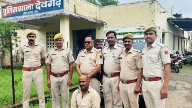 गेहूँ की आड में 416 किलो 280 ग्राम अवैध अफीम डोडाचूरा भरकर ले जाते हुए एक अभियुक्त गिरफ्तार