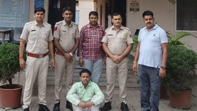 हथियार तस्करी के मामले मे कुख्यात अपराधी गुलाम रसुल फिरोजाबाद उत्तरप्रदेश से गिरफ़्तार