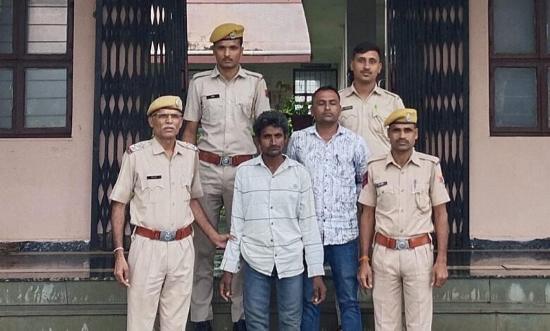 पत्नी व भाई का मर्डर करने वाला अभियुक्त गिरफ्तार