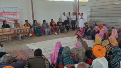 धांगडमऊ कलां मे निशुल्कं नेञ, दांत, अस्थमा चिकित्सा शिविर का आयोजन,