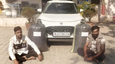 पुलिस थाना छोटी सादड़ी की संयुक्त कार्यवाही में 40 किलो 540 ग्राम अवैध डोडाचूरा सहित 02 अभियुक्तो को किया गिरफ्तार